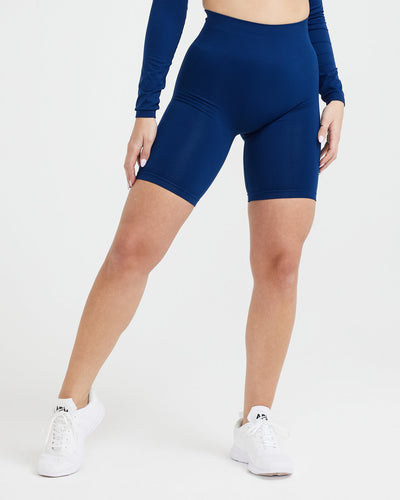 Effortless Seamless Cycling Shorts | Midnight