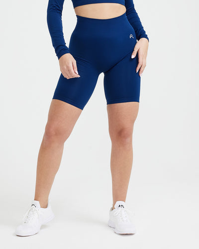 Effortless Seamless Cycling Shorts | Midnight