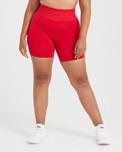 Effortless Seamless Shorts | Spicy Red